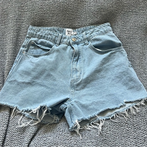 princess polly denim shorts - Picture 1 of 3